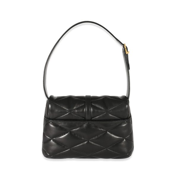 Saint Laurent Black Leather Le 57 Flap Bag - Picture 3 of 7